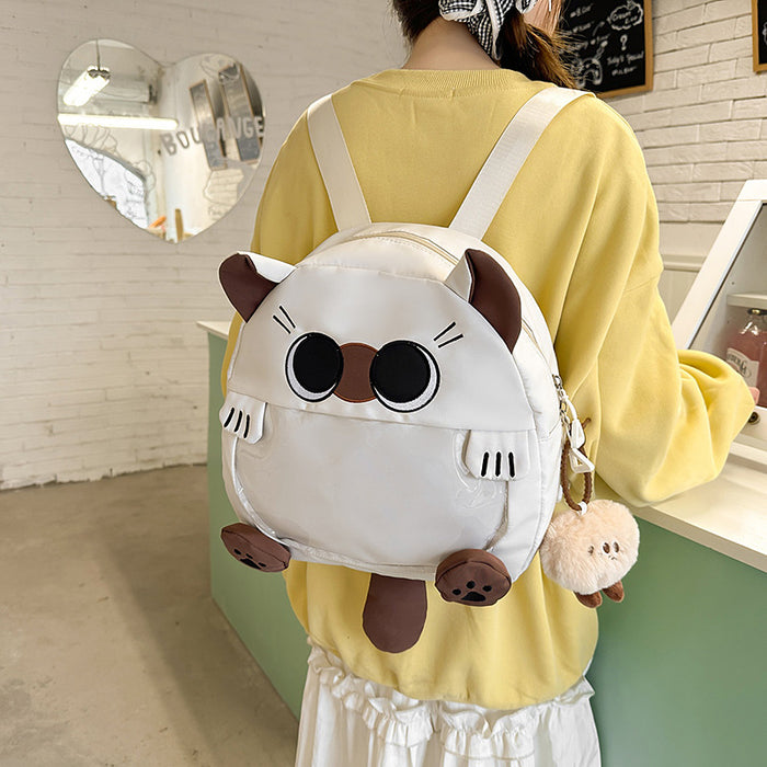 Wholesale School Bag Lightweight Large Cute Cat Backpack