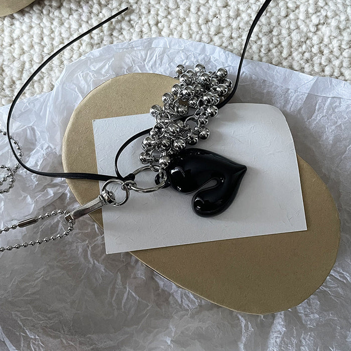 Wholesale Water bottle pendant necklace crossbody bag pendant women's accessories niche design sweater chain
