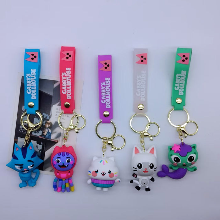 Wholesale Doll House Stereo Doll Key Chain Cute Bag Pendant Schoolbag Key Chain Small Commodities