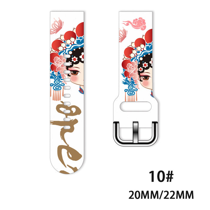 Wholesale Printed Tpu Watch Strap Wrist Strap JDC-WD-NuoQi076