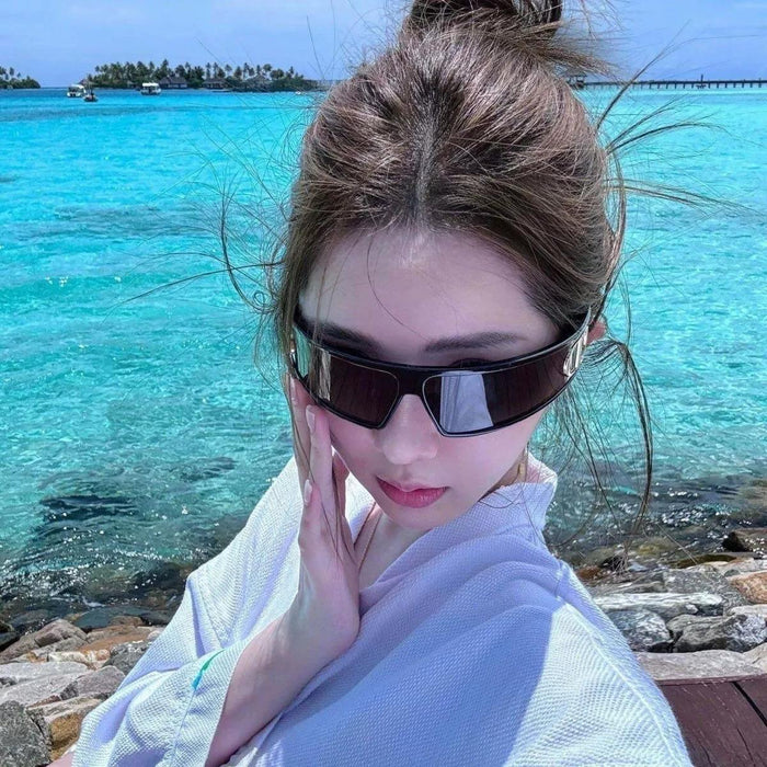 Wholesale Sunglasses for women, high-end skiing goggles, windproof sports sunglasses, UV resistant