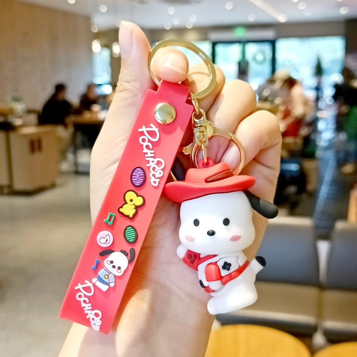 Wholesale Cartoon Doll PVC Keychain JDC-KC-MingT021