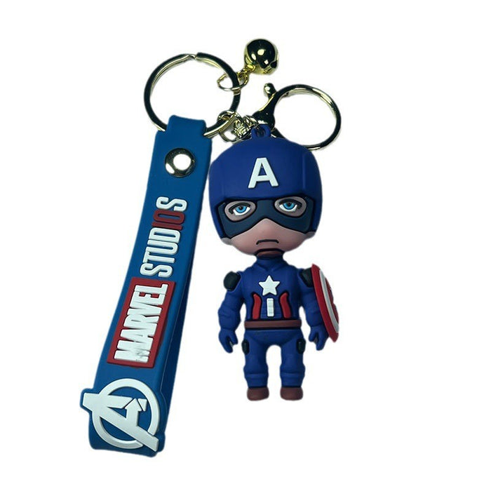 Wholesale Creative Soft Rubber Doll PVC Keychain (F) JDC-KC-XingS007