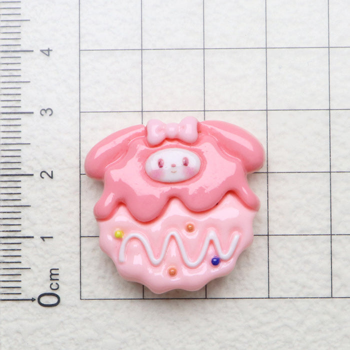 Wholesale 10PCS Cartoon Biscuit Series Resin Diy Decorative Patch Accessories JDC-FK-YaoL022