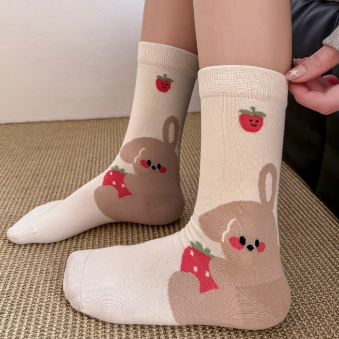 Wholesale Cartoon socks, cute and versatile, boneless socks, pile up socks