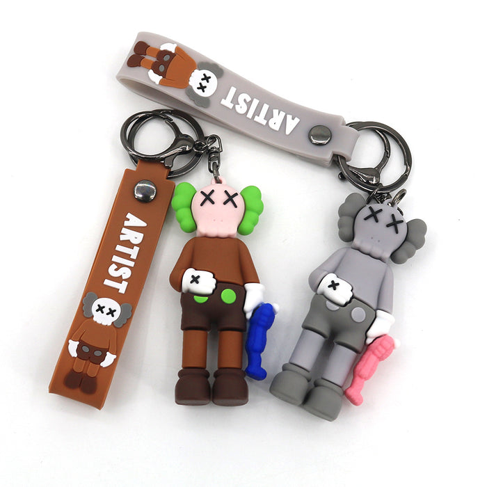 Wholesale Cartoon Couple Pendants Keychains JDC-KC-HaoAn022