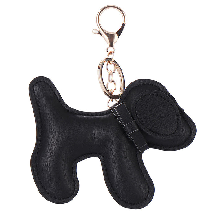 Wholesale Creative keychain leather pendant imitation leather keychain