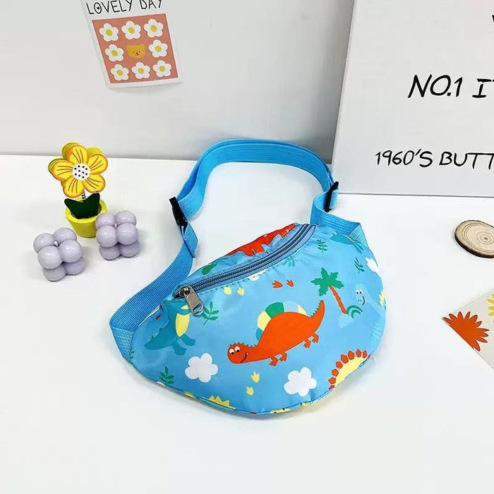 Wholesale children's waist bag cartoon dinosaur bag fashion girls coin purse chest bag