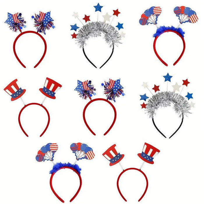 Wholesale Set, Independence Day headband, glasses, National Day parade performance props