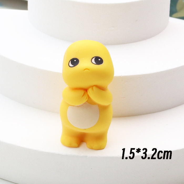 Wholesale P 3D Cute Solid Color Resin Little Dinosaur Accessories DIY JDC-FK-YaoL002