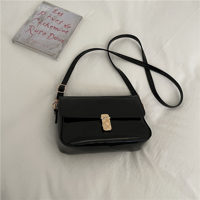 Wholesale Urban Simple Red PU Leather Handbag - Chic Shoulder Bag