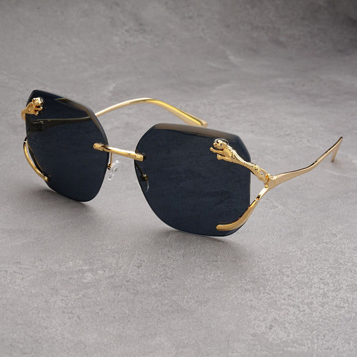 Wholesale Fashionable temperament, square sunglasses, minimalist sunglasses