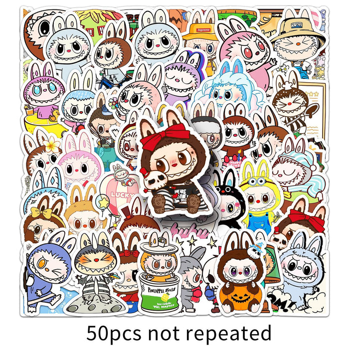 Wholesale 50pcs Graffiti stickers cartoon cute decoration mobile phone notebook luggage stickers