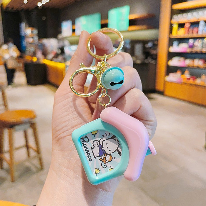 Wholesale Cartoons Plastic Illuminated Small House Keychain JDC-KC-Aile012