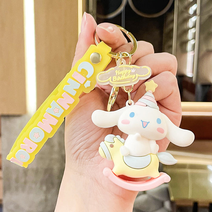 Wholesale Silicone Cartoon Doll Keychain JDC-KC-Benxin013