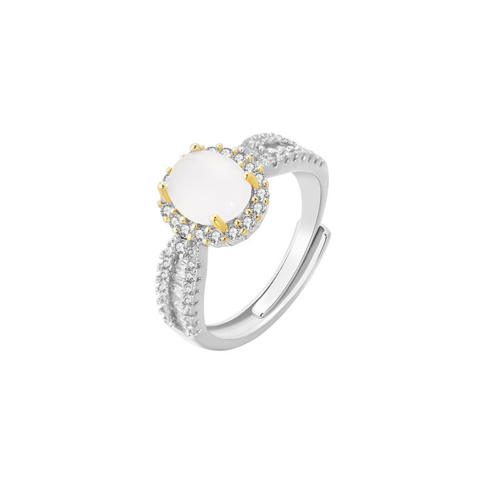 Wholesale French luxury ring, women's simple and cool style ring, niche personality design, index finger ring