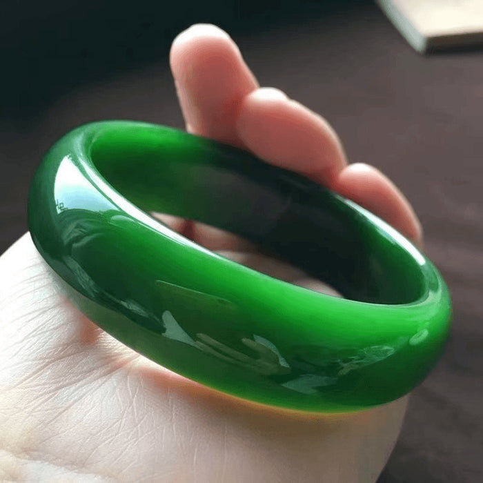 Wholesale Green Bracelet Imitation Jade Bold Style
