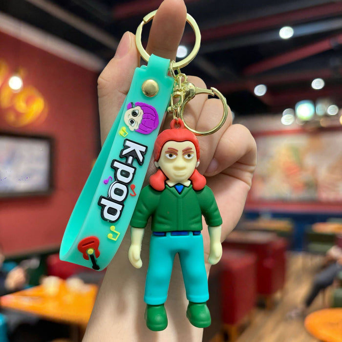 Wholesale KPOP Cartoon Keychain Bag Charm