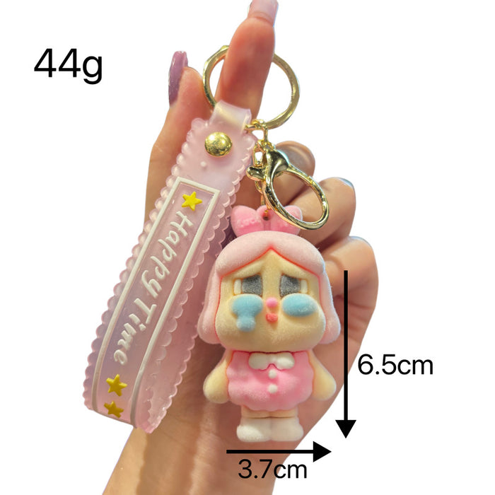 Wholesale Trendy Gray  Doll PVC Keychain Bag Charm Party Gift