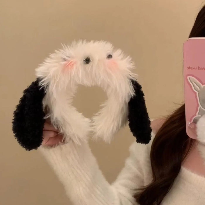 Wholesale Plush long eared puppy headband cute headband accessory