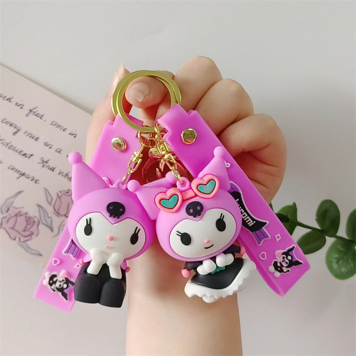 Wholesale Cartoon Silicone Doll Keychain JDC-KC-HaoXi010