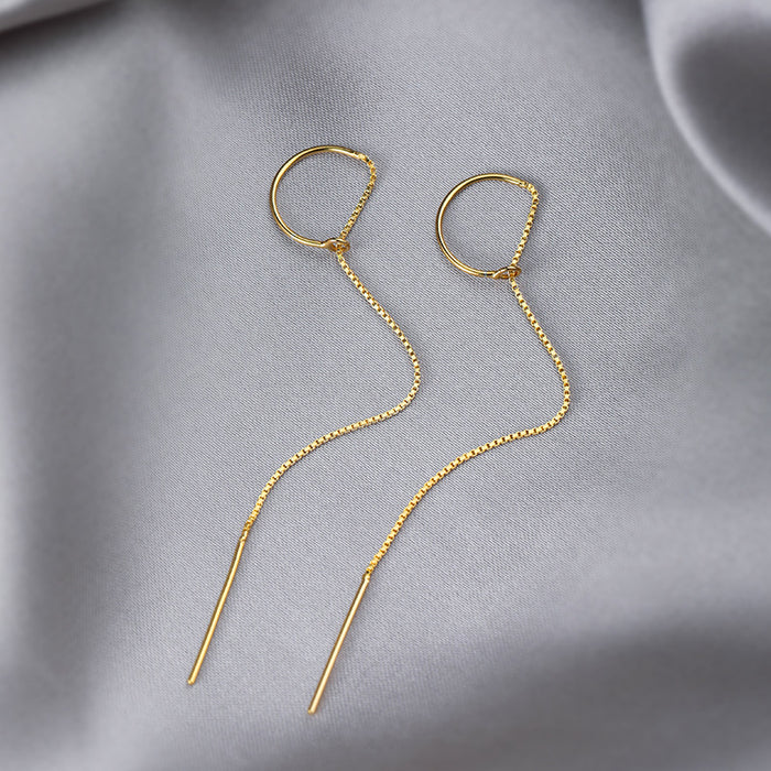 Wholesale Long earrings round face slimming earrings