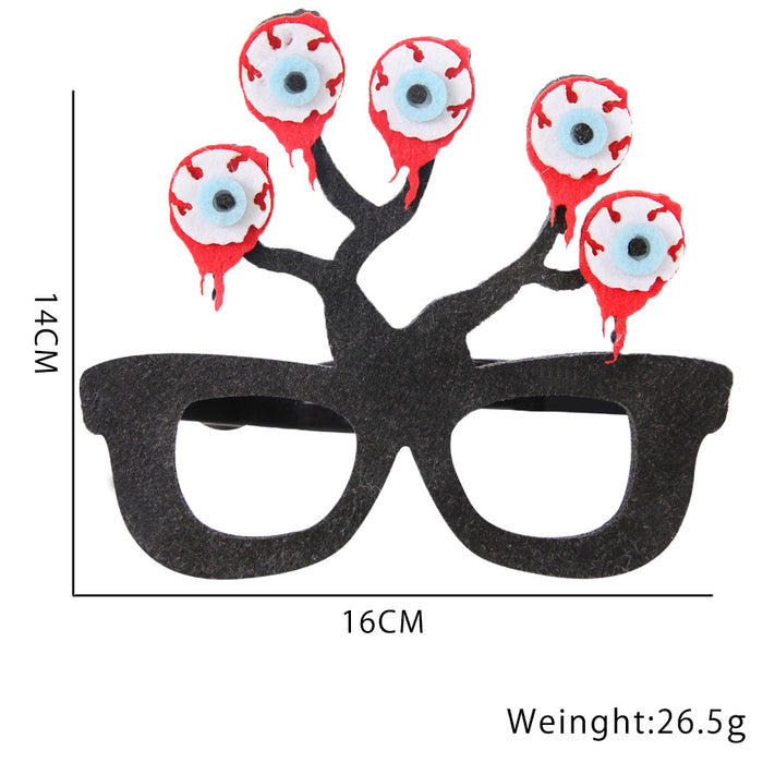 Wholesale Glasses Funny Photo Props Ghost Festival Party Decoration Supplies  Cartoon Plastic Glasses