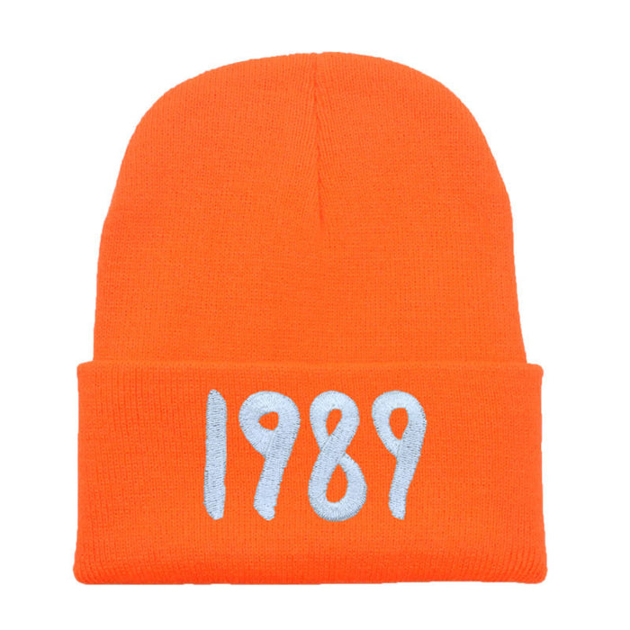 Wholesale Acrylic 1989 Embroidered Woolen Knitted Hat JDC-FH-PN002