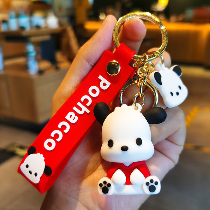 Wholesale Cartoon Doll Silicone Keychain JDC-KC-Tingm203