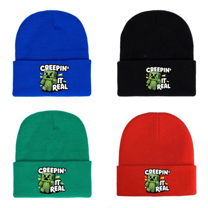 Wholesale Cartoon knitted hats,  wool hats and matching parent child warm hats