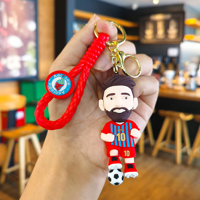 Wholesale Cartoon 3D Doll Rubber Keychain JDC-KC-Tingm044