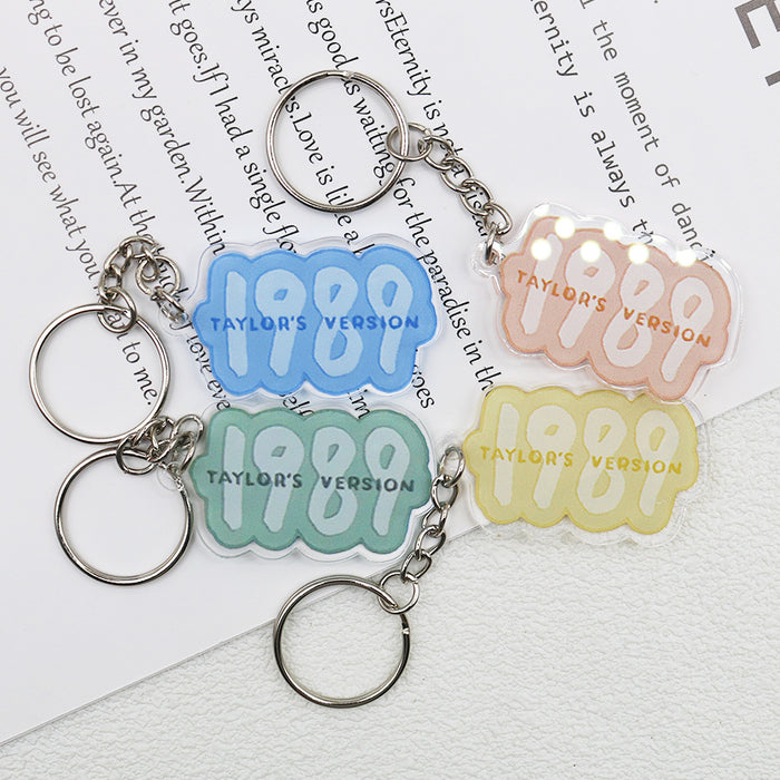 Wholesale Acrylic Pendant Keychains JDC-KC-HaoAn005