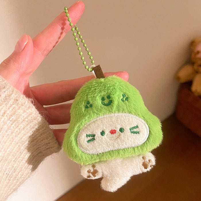 Wholesale Cartoon plush kitten keychain