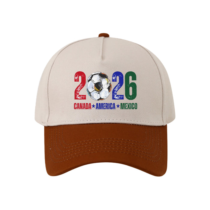 Wholesale World Cup Printed Outdoor Sun Hat Baseball Cap