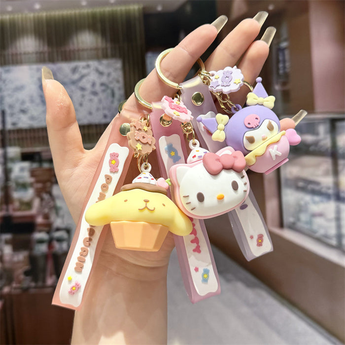 Wholesale Cartoon Silicone Doll Keychain JDC-KC-HaoXi028