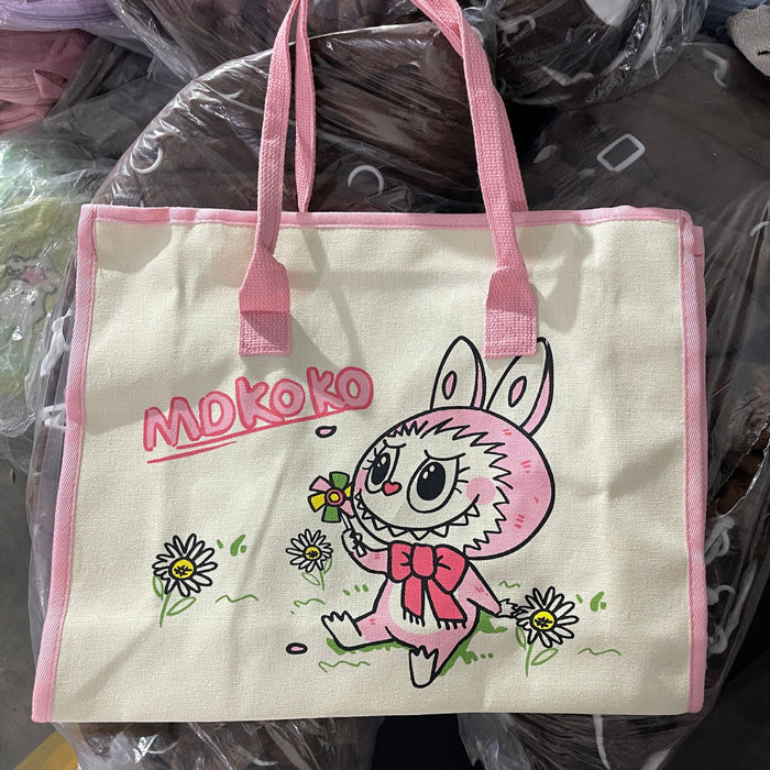 Wholesale Large-capacity cute canvas shoulder bags for students
