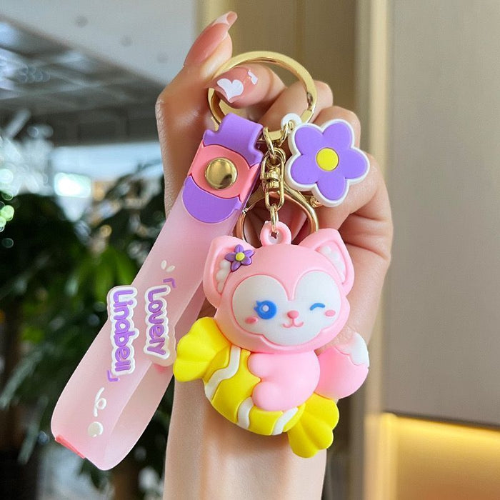 Wholesale Creative Cartoon Resin Doll Keychain JDC-KC-XingLao011