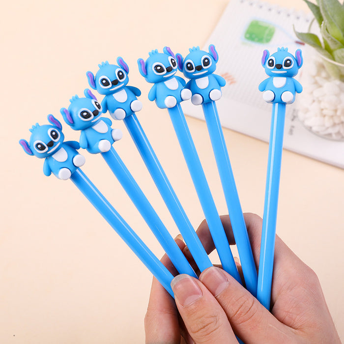 Wholesale Cartoon Silicone Doll Plastic Gel Pen JDC-PN-KuBei002