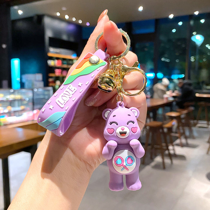 Wholesale Drip Glue Cartoon Doll Keychain JDC-KC-Gongz052