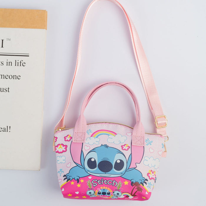 Wholesale Cute cartoon printed PU leather large capacity crossbody Handbags