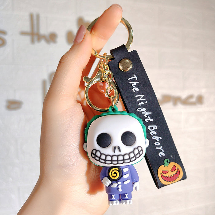 Wholesale Christmas Eve Halloween keychain pendants JDC-KC-ShuoT008