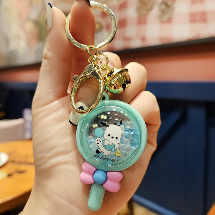 Wholesale Cartoon Bell Aromatherapy Silicone Keychain JDC-KC-YiZhuo005