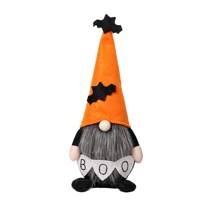 Wholesale  Ghost Festival decoration desktop ornaments letters red and black plaid hat forest man doll ornaments