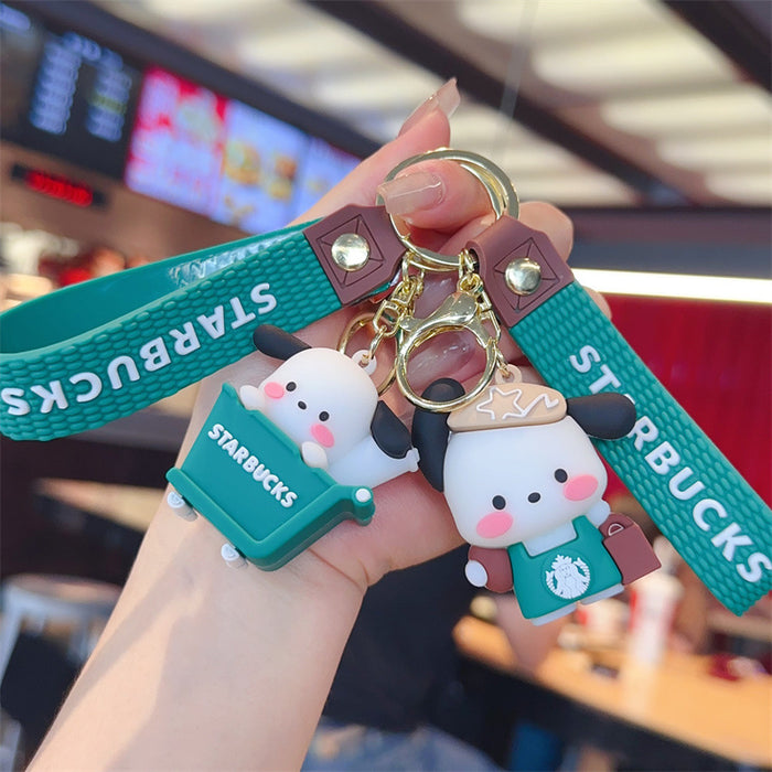 Wholesale Cartoon Cute 3D Doll Keychain JDC-KC-YueW010