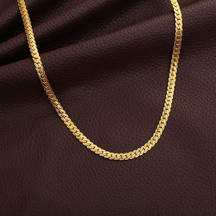 Wholesale 5MM full side necklace Sterling Silver necklace