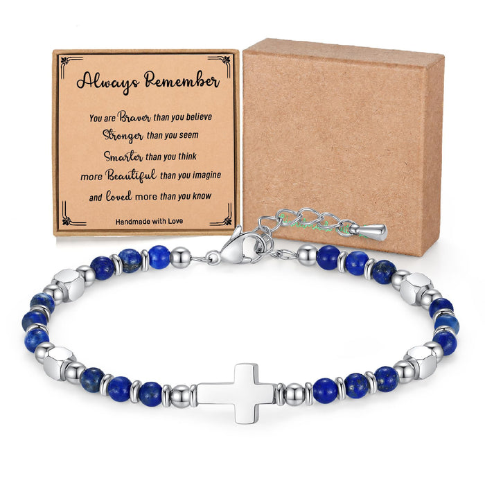 Wholesale Bohemian Style Couple Natural Stone Beaded Bracelet