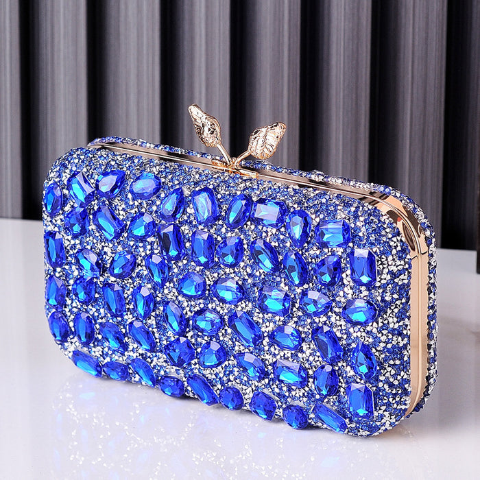 Wholesale Diamond Evening Bag Colorful Resin Diamond Handbag JDC-HB-YiX009