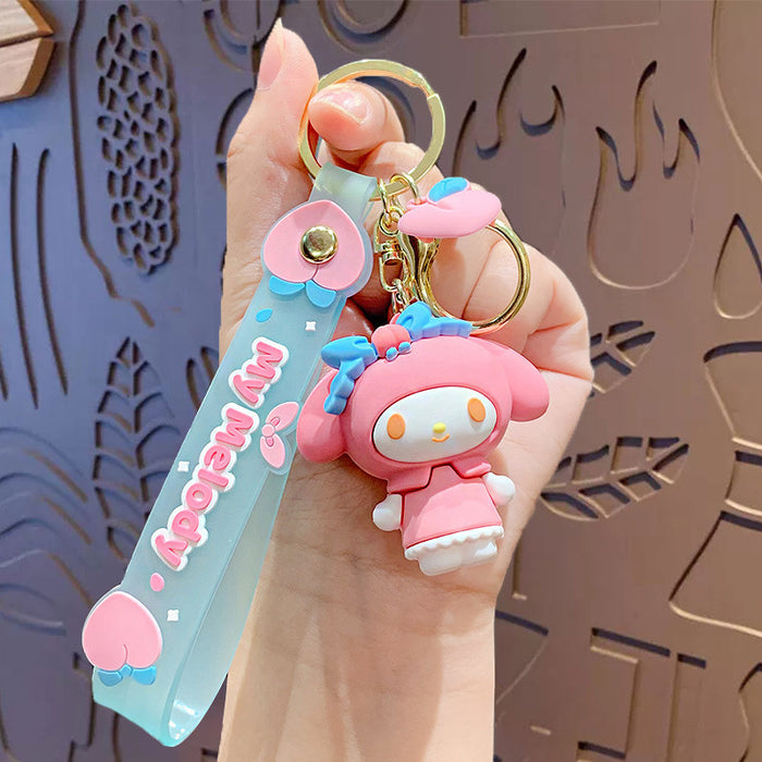 Wholesale Silicone Cartoon Doll Keychain JDC-KC-JiShi004