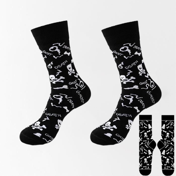 Wholesale Halloween New cross-border men' s socks plus size cotton socks  socks Thanksgiving women' s foreign trade stockings