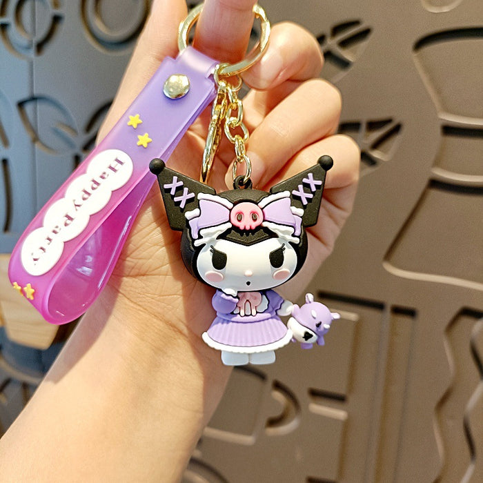 Wholesale 5pcs Cartoon keychain, cute backpack pendant, car keychain